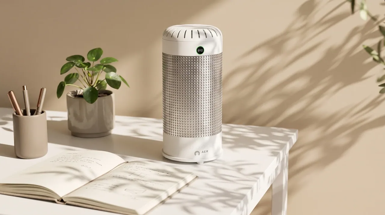 AER - Air purifier — pure air (3D work by MS3DSTUDIO) 5