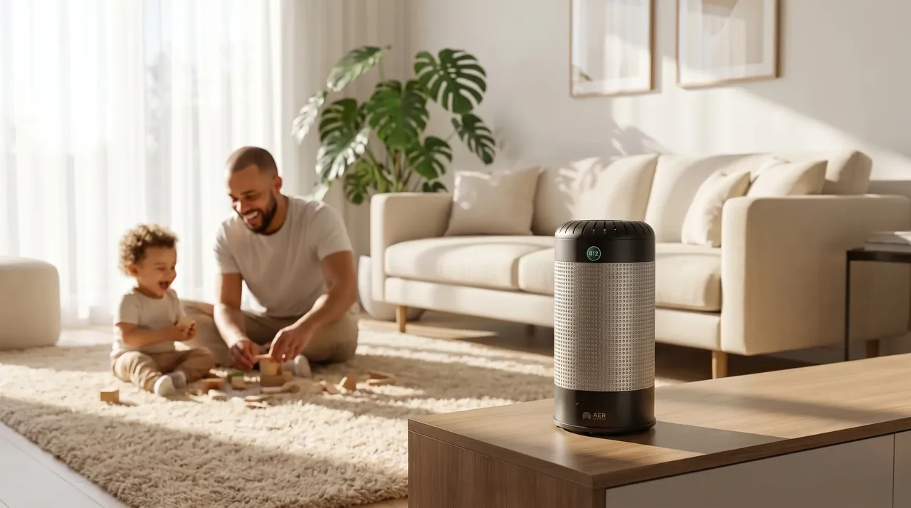 AER - Air purifier — pure air (3D work by MS3DSTUDIO) 9