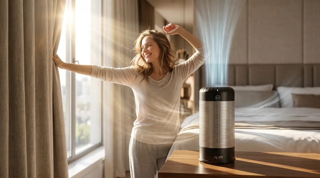 AER - Air purifier — pure air (3D work by MS3DSTUDIO) 11