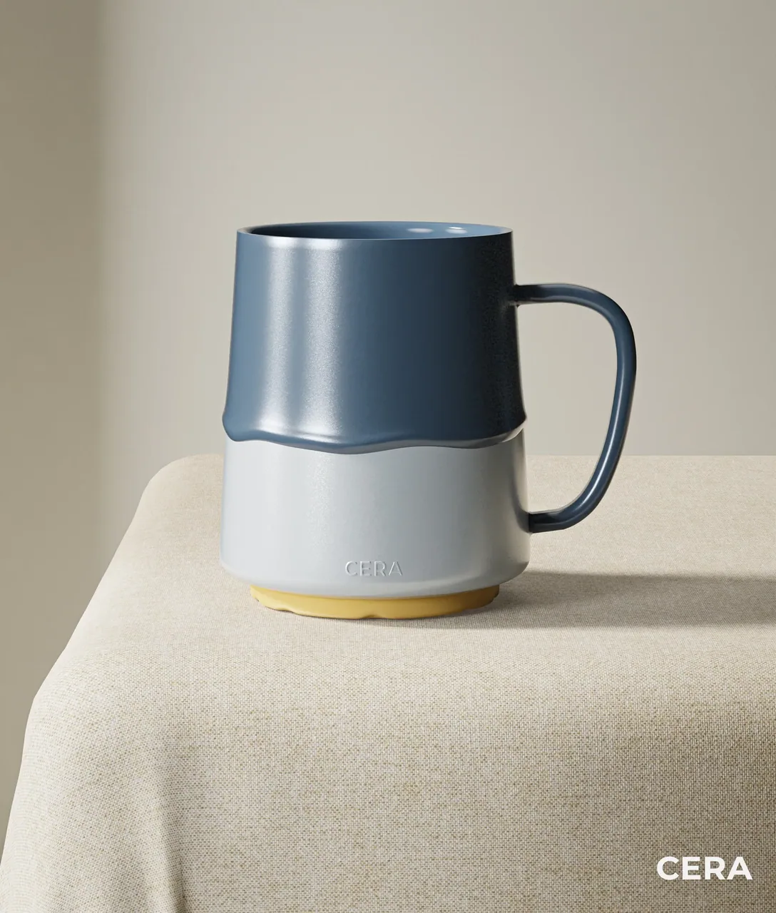 Cera - Ceramic mug — packaging & film (3D work by MS3DSTUDIO) 3