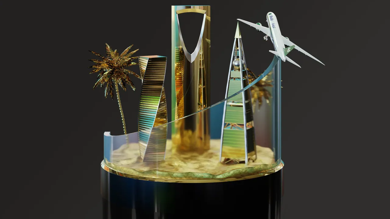 هدايا ودروع الشركات - علب وهدايا ودروع للشركات (عمل ثلاثي الأبعاد من MS3DSTUDIO) 2