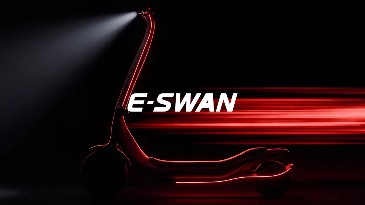 E-Swan - Premium electric scooter concept (3D work by MS3DSTUDIO) 2