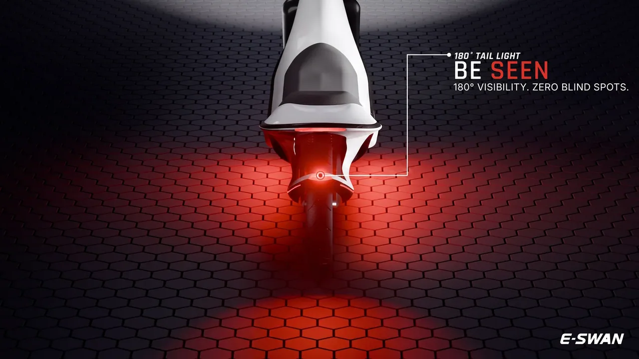 E-Swan - Premium electric scooter concept (3D work by MS3DSTUDIO) 8