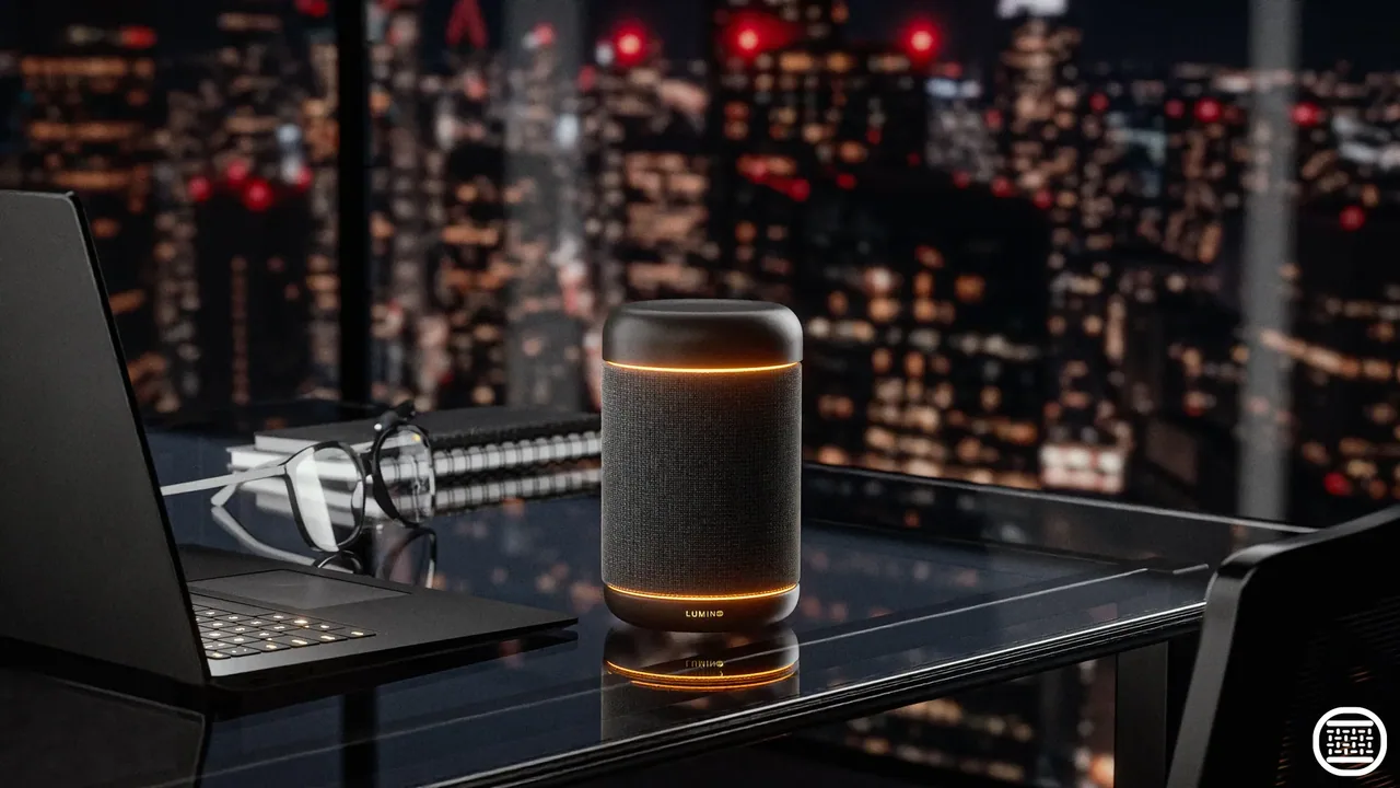 Lumino - Speaker — three colourways (3D work by MS3DSTUDIO) 2