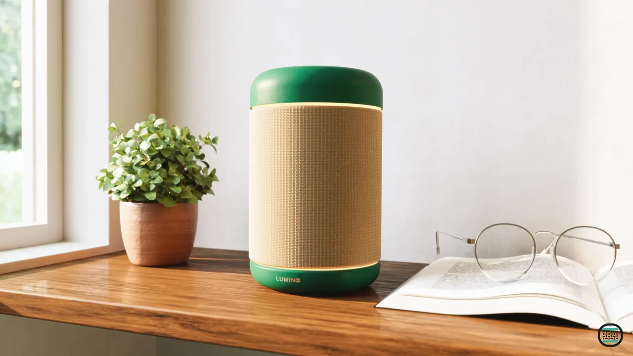Lumino - Speaker — three colourways (3D work by MS3DSTUDIO) 3