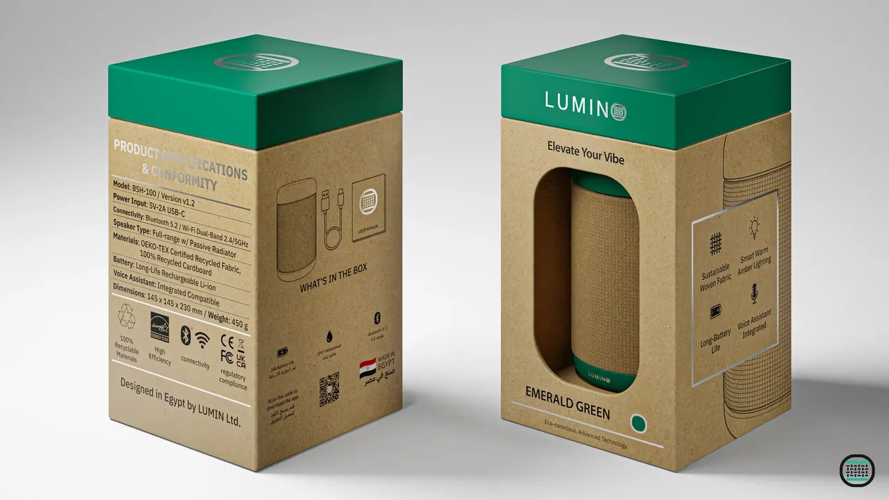 Lumino - Speaker — three colourways (3D work by MS3DSTUDIO) 5