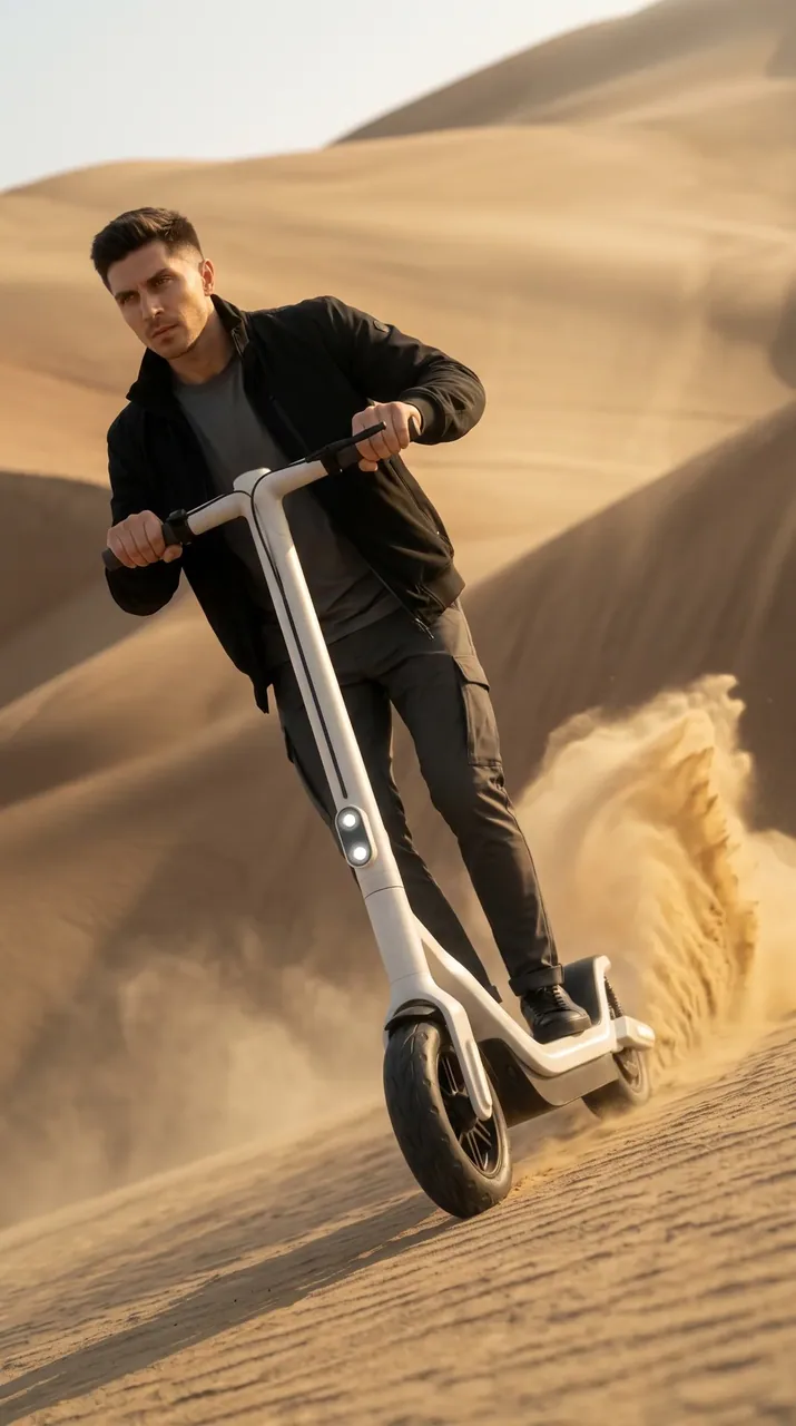 NovaPod - Electric scooter — desert film (3D work by MS3DSTUDIO) 8