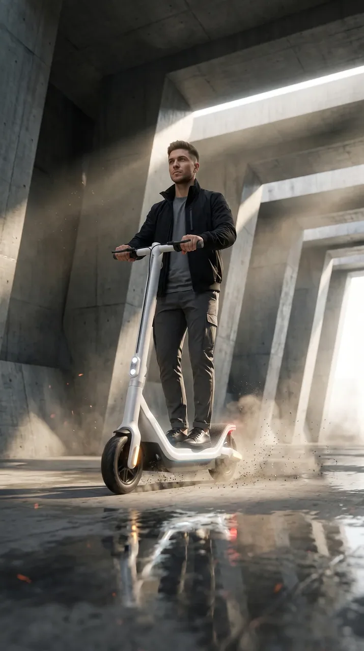 NovaPod - Electric scooter — desert film (3D work by MS3DSTUDIO) 10