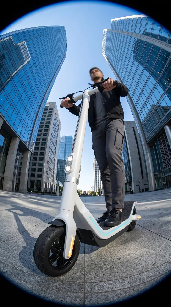 NovaPod - Electric scooter — desert film (3D work by MS3DSTUDIO) 3